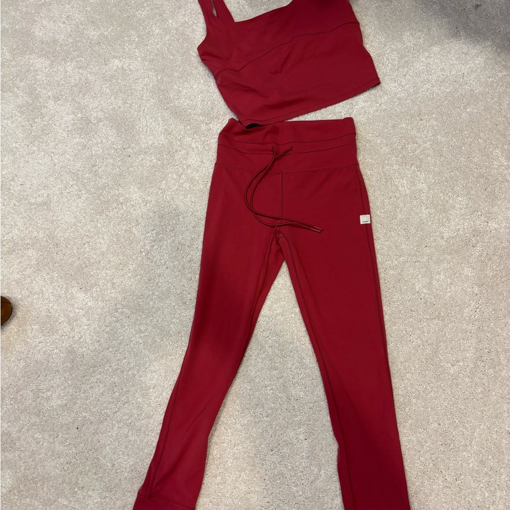 Red Activewear Set